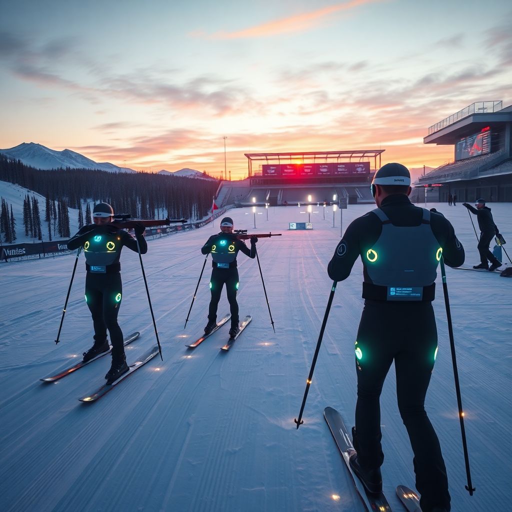 Технологии в биатлоне будущего: датчики, Gps и умная экипировка повышают результаты