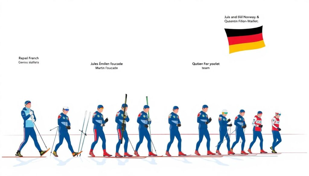 Сравнение национальных школ биатлона: норвежская, немецкая, французская, шведская и другие - иллюстрация