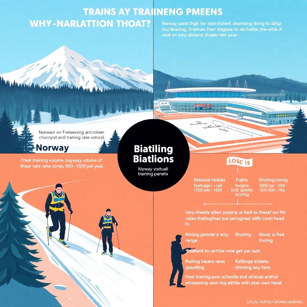 Сравнение национальных школ биатлона: норвежская, немецкая, французская, шведская