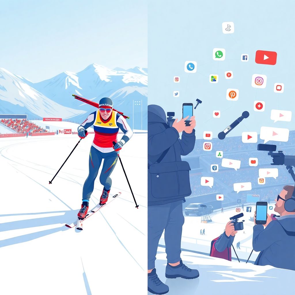 СМИ и соцсети в карьере биатлониста: личный бренд, давление и новые возможности