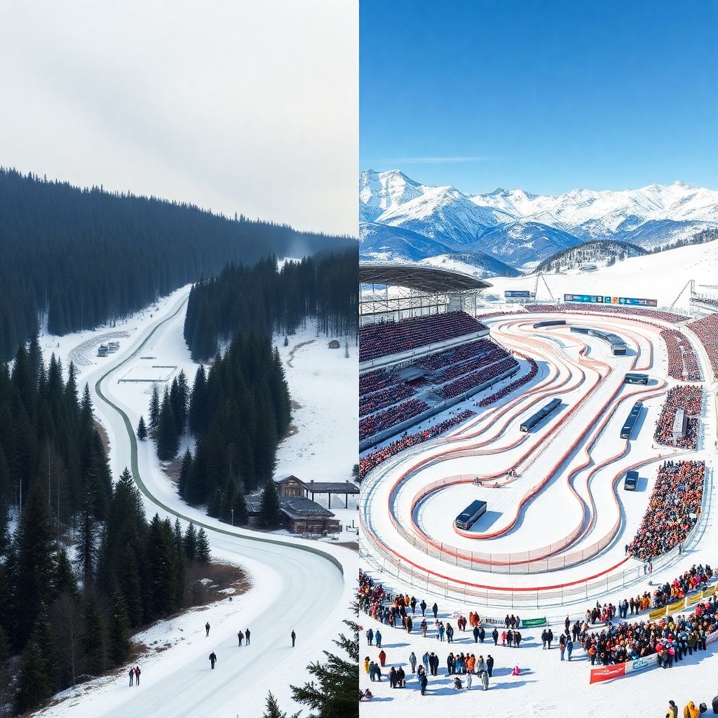 Как изменились трассы в биатлоне: путь от лыжных марафонов к ТВ-формату