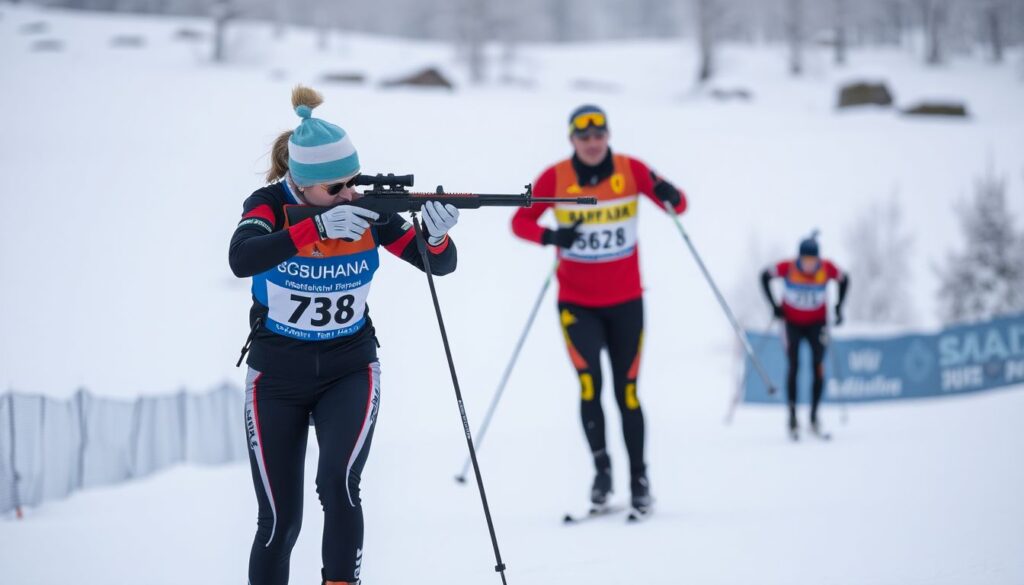 Женский биатлон против мужского: различия в тактике, подготовке и стиле ведения гонки - иллюстрация