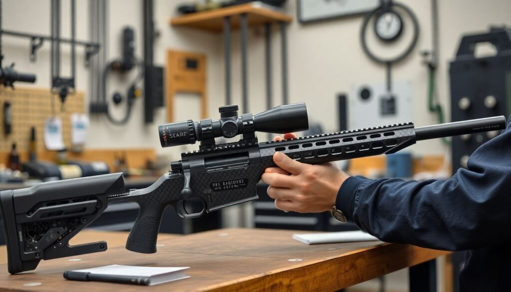 Эволюция биатлонной винтовки: от деревянных лож до карбона и